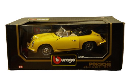 Bburago porsche 356b cabriolet - bburago,