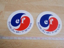 2 Adesivi ESF - SCUOLA DI SCI