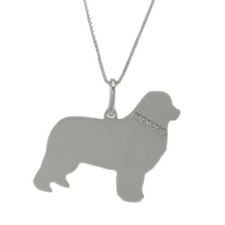Collana con terranova razza - collana,