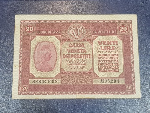 Banconota lire cassa veneta - 20,