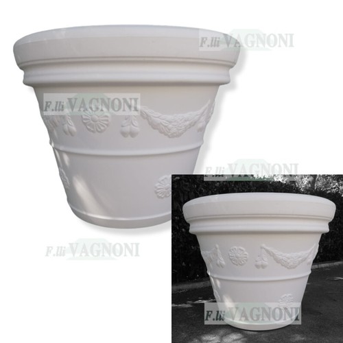 Vaso super resina bianco - super,