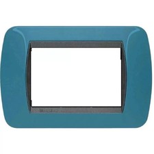 Bticino L4803BU placca 3 posti