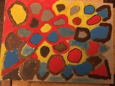 QUADRO DIPINTO A MANO TEMPERA