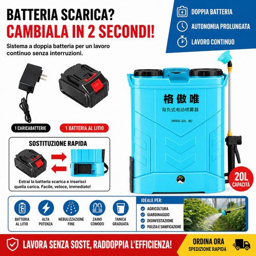 Spruzzatore elettrico 20l - spruzzatore,