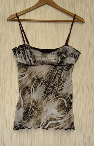 Canotta camicia vintage stampa