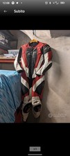 tuta moto pelle intera
