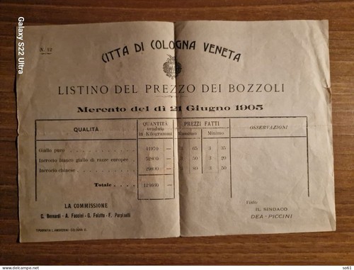 21771 listini del - del, prezzo