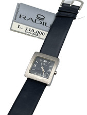 OROLOGIO RADIUS DONNA OROLOGIO VINTAGE QUARZO CASSA 26MM ACCIAIO PELLE