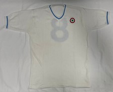 Maglia NAPOLI Bianca Storica N°8 JULIANO 1976/77 Lanetta Vintage Calcio anni70