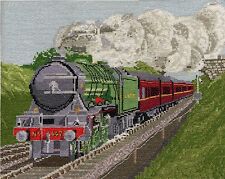 Flying Scotsman treno a vapore kit punti incrociati contati o grafico 14s aida