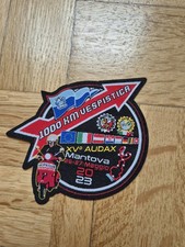 Vespa club toppa patch (No Placca Plakette Plaque Piaggio) 1000 Km Vespistica ,.