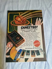 PUBBLICITA' ORIGINALE -ADVERTISING GIOCHI ELETTRONICI "MATTEL" del 1981