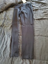 Pantalone vestito nero a punta