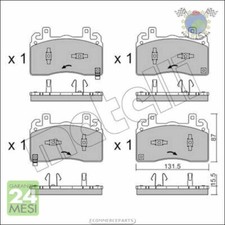 Kit Pastiglie freno Metelli