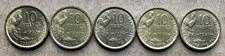 LOTTO 5 MONETE FRANCIA 10