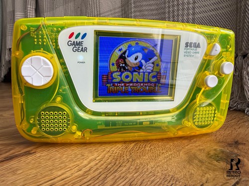 Sega game gear console - game,