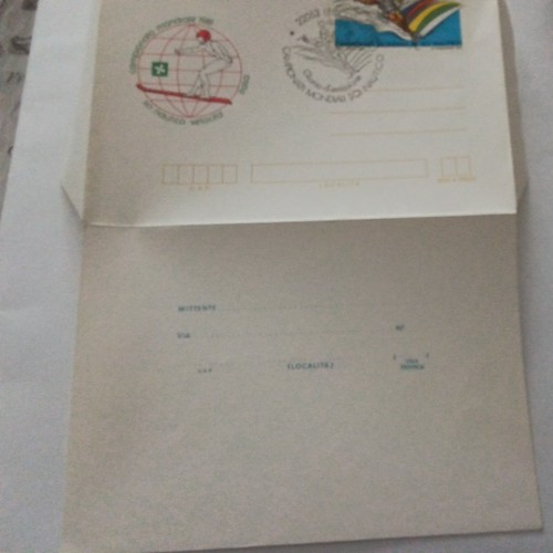 Biglietto postale sci nautico - postale,