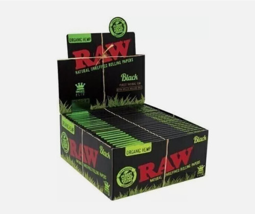 Raw organic hemp black - organic, king