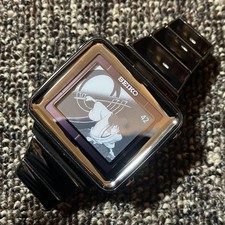 Seiko Lupin III Orologio Digitale Radio Solare Nero PVD 41mm Limited Japan