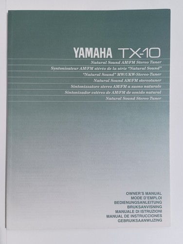 Manuale istruzioni yamaha - manuale,