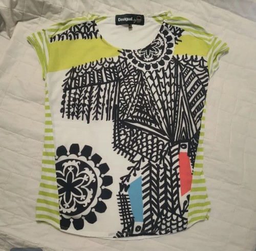Desigual maglia blusa verde - desigual,