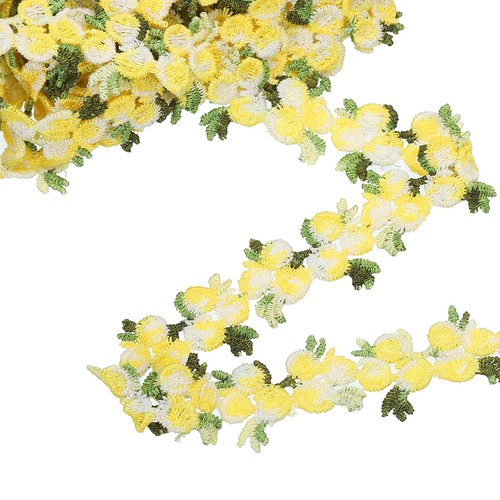 Nastro pizzo giallo 2 - in, giallo,