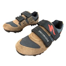 Scarpe Ciclismo MTB Sportive Specializzate Uomo 7 Taglia EUR 40 Marrone Metallo Clip On