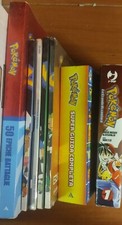 POKEMON -4 DVD (2 NUOVI) +5 LIBRI -50 EPICHE BATTAGLIE - N.1 LA GRANDE AVVENTURA