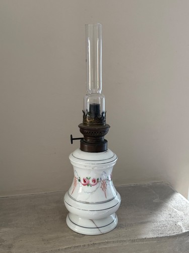 Lampe pétrole ancienne en - lampe, à