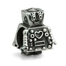 Nuovi gioielli Ohm perline Darlie il robot perline argento sterling