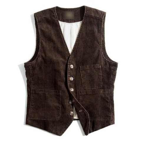 Gilet uomo retrò velluto - in, a