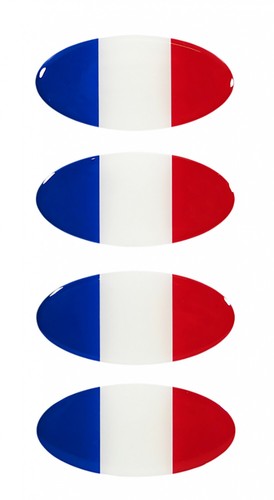 Bandiere francia adesivi - adesivi, 3d
