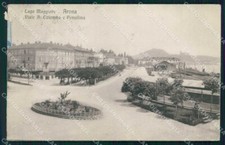 Novara Arona Lago Maggiore Viale Colombo Pensilina cartolina RB5394