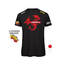 Tshirt ABARTH REPLICA SUPERSPORT Rally SCORPIONE sport + Stickers