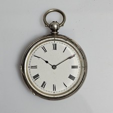 Antico Orologio Tasca Argento