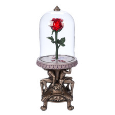 Replica Della Rosa Incantata Luminosa La Bella e La Bestia Disney Store Rara