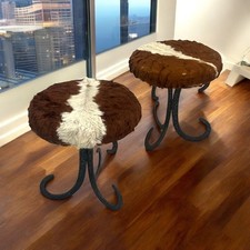 Coppia sgabelli vintage