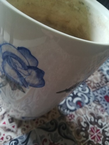 Vaso dipinto mano villaggio - vaso,
