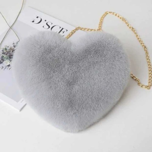 Borsa cuore peluche regalo - peluche,