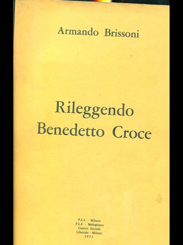 Rileggendo benedetto croce - rileggendo,