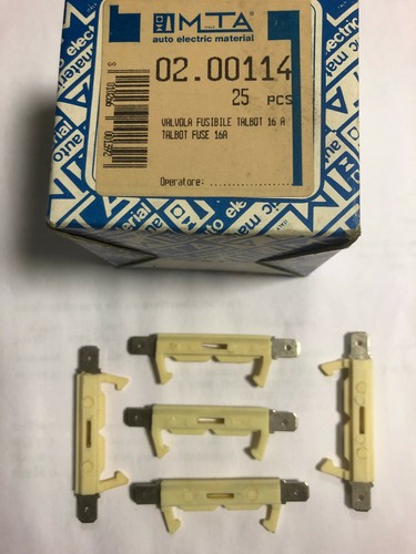 Fusibles talbot chrysler - talbot, simca
