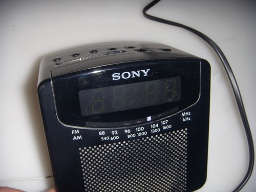 Sony digicube icf c102 black - sony, icf-c102