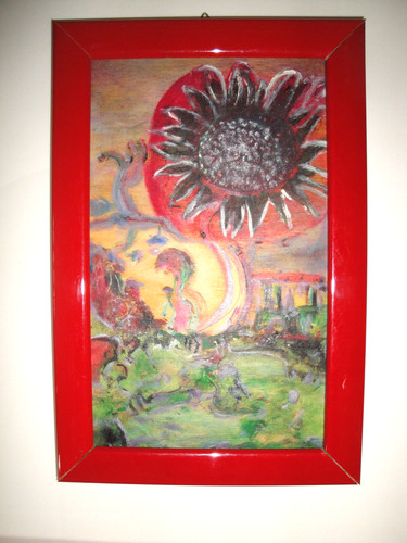 Miniatura quadro surreal - quadro,