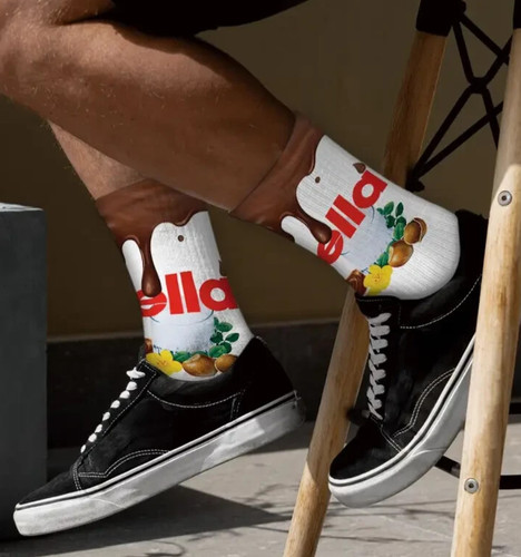 Calze nutella design fantasia - calze,