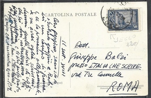 1918 isole del egeo - del, rodi