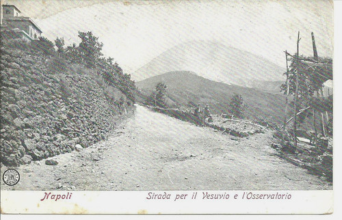 Napoli strada per il - il, vesuvio