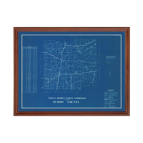 Vecchia mappa della - , contea