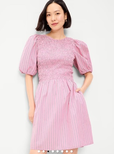 Abito donna rosa righe - rosa,