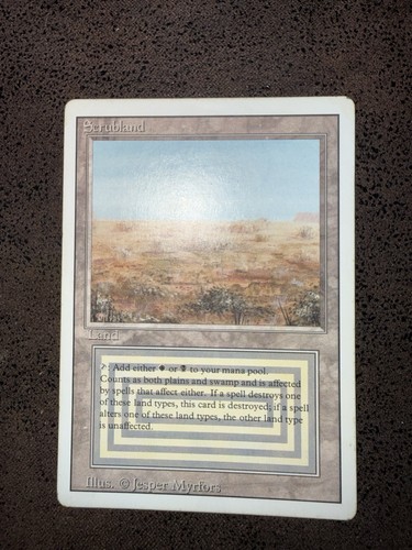Scrubland mtg magic - mtg:,