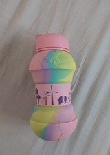 Borraccia in lattice mappamondo 0,5l con moschettone